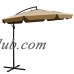 ALEKO 10' Adjustable Outdoor Garden Patio Banana Hanging Umbrella   555955838